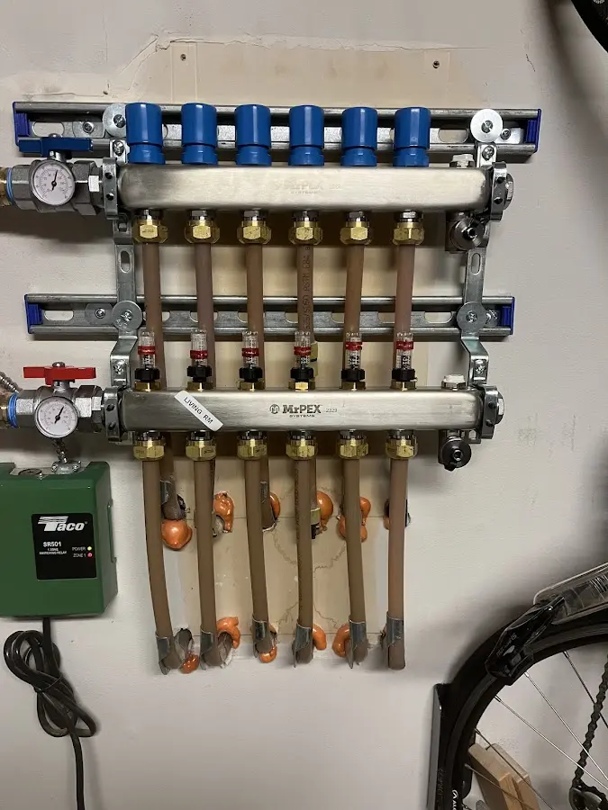 Plumber performing Leak Detection at a residential property in Hiawatha